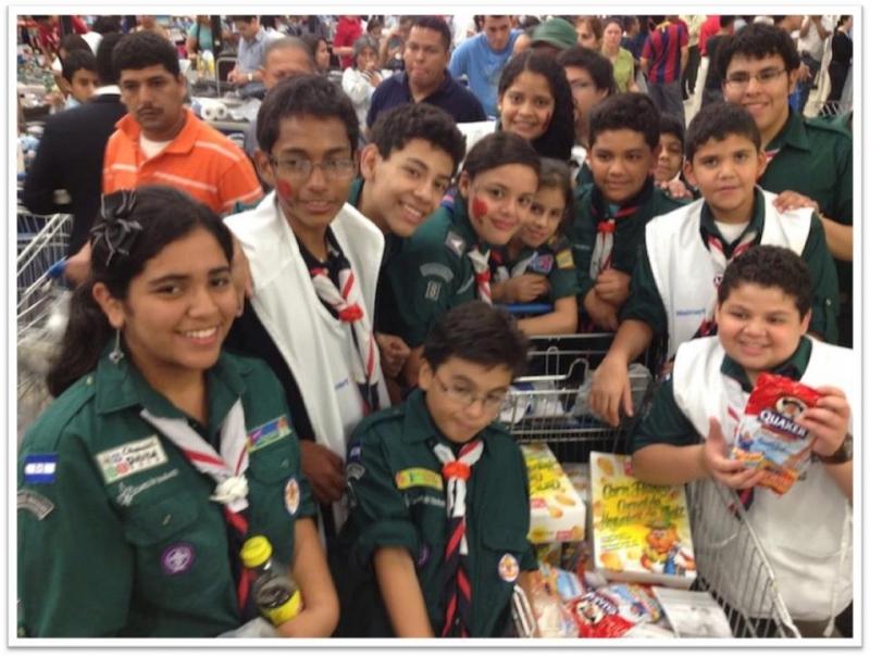 Colecta de alimentos para los habitantes de la Montaña del Hisopo.