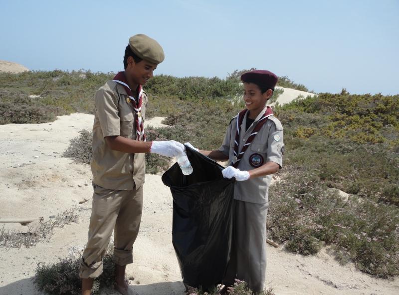 فرقة عمر بن الخطاب بالليث تنفذ مشروع نظافة البيئة وحمايتها للعام 1434هـــ