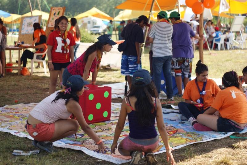 Mensajeros de la Paz en El Ágora del Jamboree Nacional