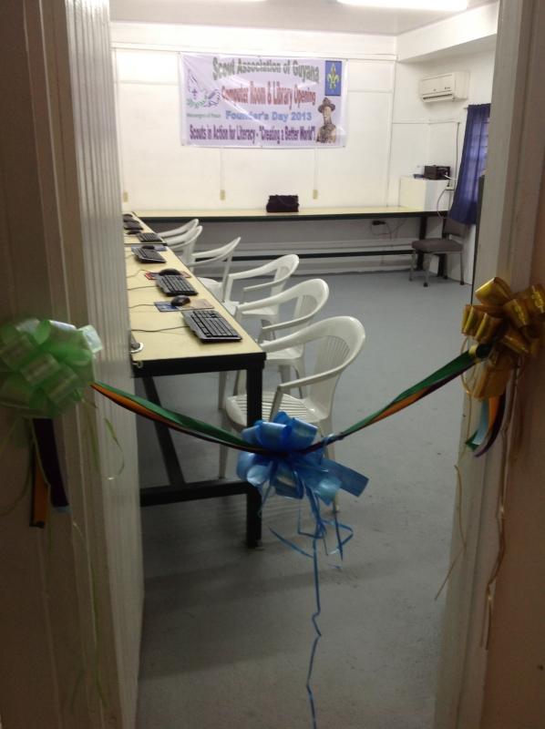 Scouts in Action for Literacy in Guyana