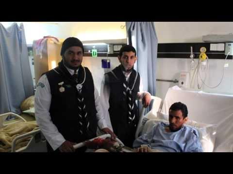 مشروع التبرع بالدم وزيارة المرضى - جوالة جامعة القصيم 