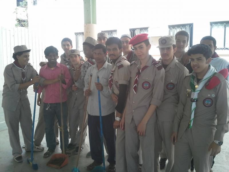 خدمة عامة للمدرسة