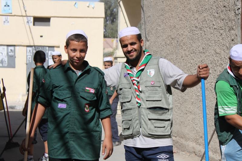 حملة نظافة على الطريق الرئيسي للمدينة فوج أبي يعقوب 