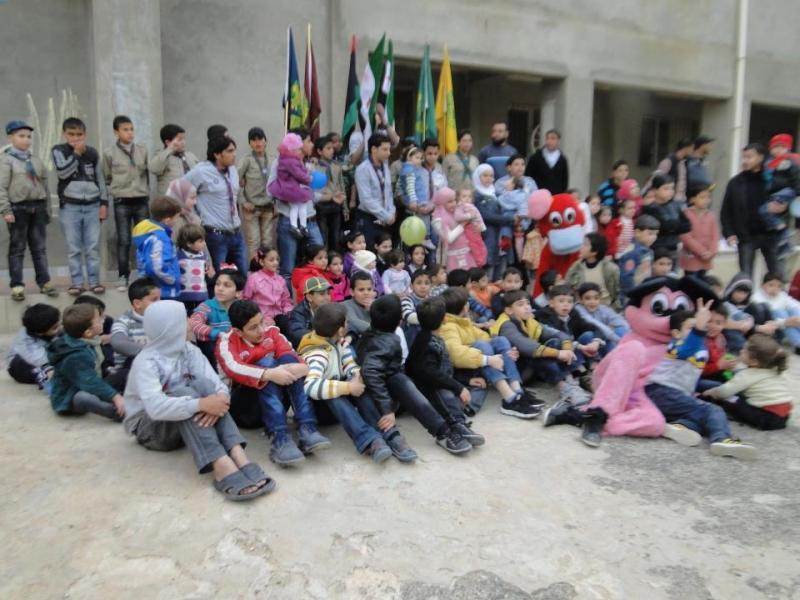 مدينة العاب خاصة للأطفال اللاجئين والنازحين من سوريا - مفوضية كشاف درنة / ليبيا 