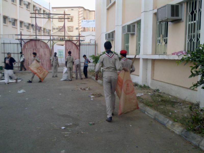 المشروع الكشفي لحمايه البيئة متوسطة مصعب بن عمير بالطائف