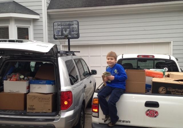 William's weekend for Backpack Buddies