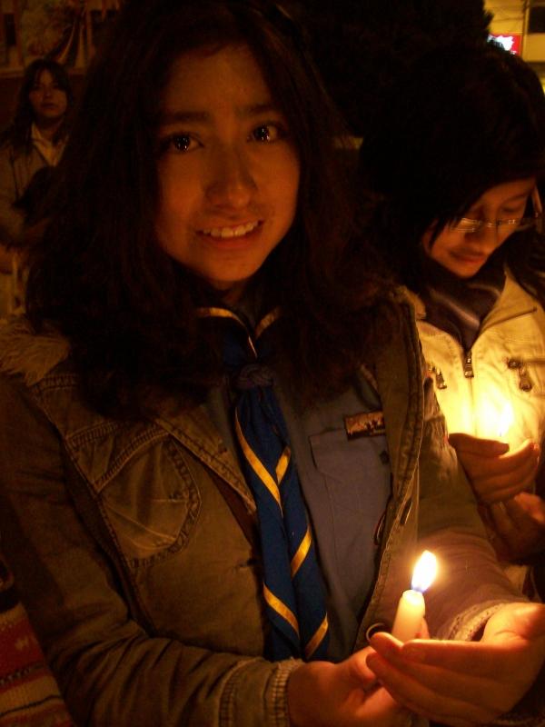 Vigilia por "La Hora del Planeta" 2013 en Juliaca