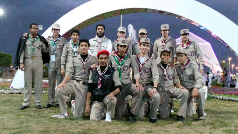 مشاركة كشافة ثانوية الأمير محمد في مهرجان الورد الطائفي التاسع 