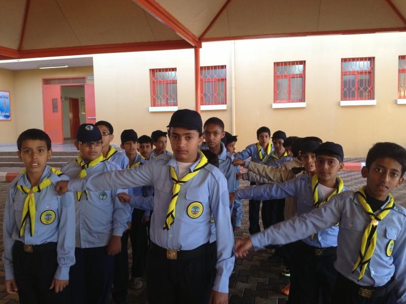 قامت مدرسة صفوان بن امية بإقامة يوم كشفي للاشبال 