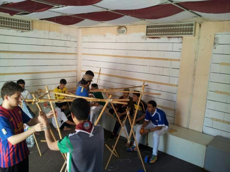 كشافة ثانوية الأمير تقيم معسكر داخلي لأعمال الريادة 