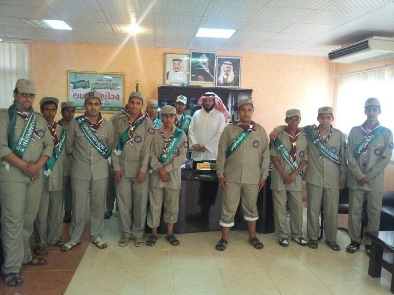 اليوم الكشفي ثانوية الحوية 