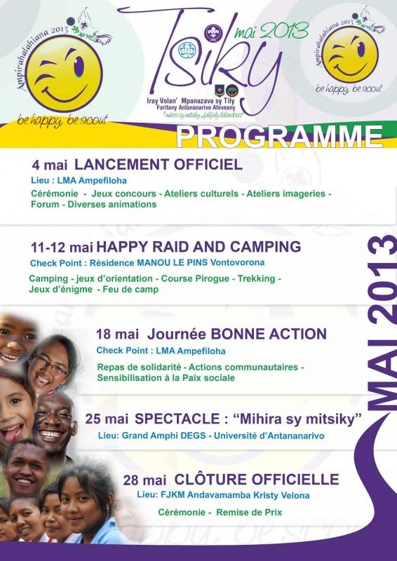 Tsiky Ampirahalahiana (le  sourire, en toute fraternité)