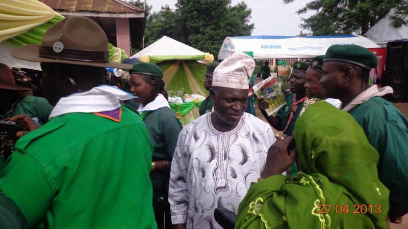 Ogun State Scouts Council took Messengers of Peace Program to Igbile Community in Ifo Local Govt.