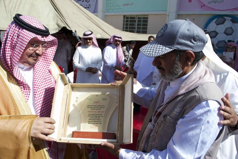 افتتاح ركن السلام بمتوسطه مصعب بن عمير