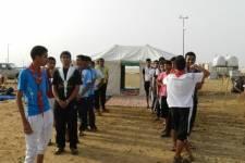 مشاركة كشافة ثانوية جحا بمخيم بعنوان(المركزالخلوي الكشفي الخامس) للمتقدم