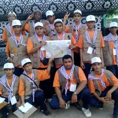  كشافة جحا م +ث يشاركون في خدمة حجاج بيت الله