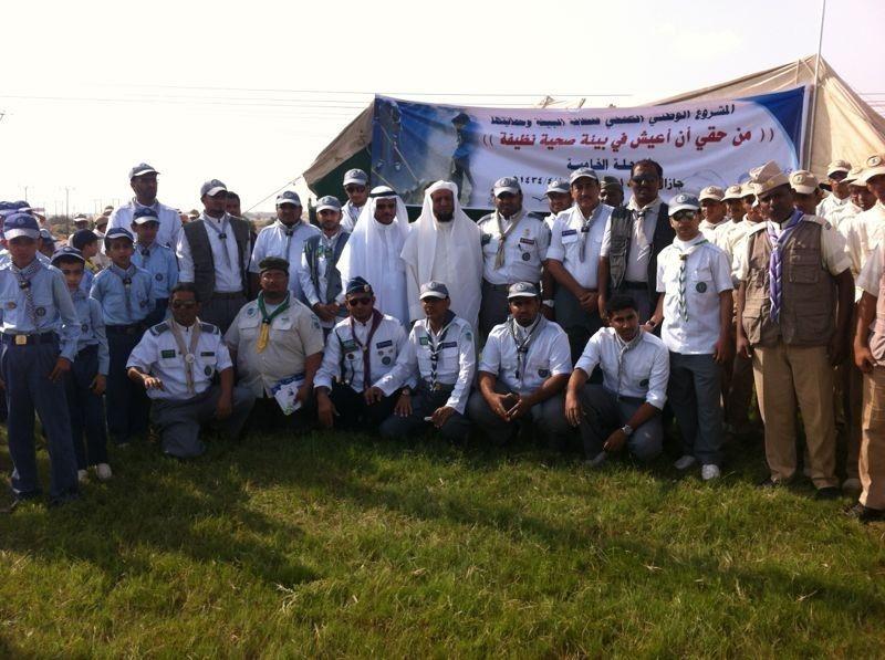 المشروع الوطني الكشفي لحماية البيئة ونظافتها منطقة جازان- محافظة احد المسارحة1434/4/6