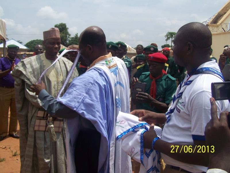 COMMISIONING  OF MESSENIGER OF PEACE  NASSRAWA STATE SCOUT COMMUNITY  CLINIC