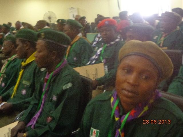 Nigeria Scouts took Messengers of Peace programs to Federal Ministry of Education Abuja