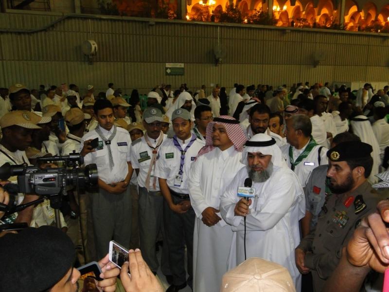 الحربي والزهراني تدشنان مركز " رسل السلام " الكشفي لخدمة الزوار والمعتمرين