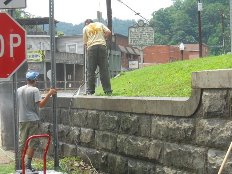 2013 Jamboree MOPDOS Project at Pineville West Virginia / Wyoming County court house and city park project WYO-12