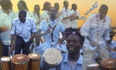 Camp international en Gambie