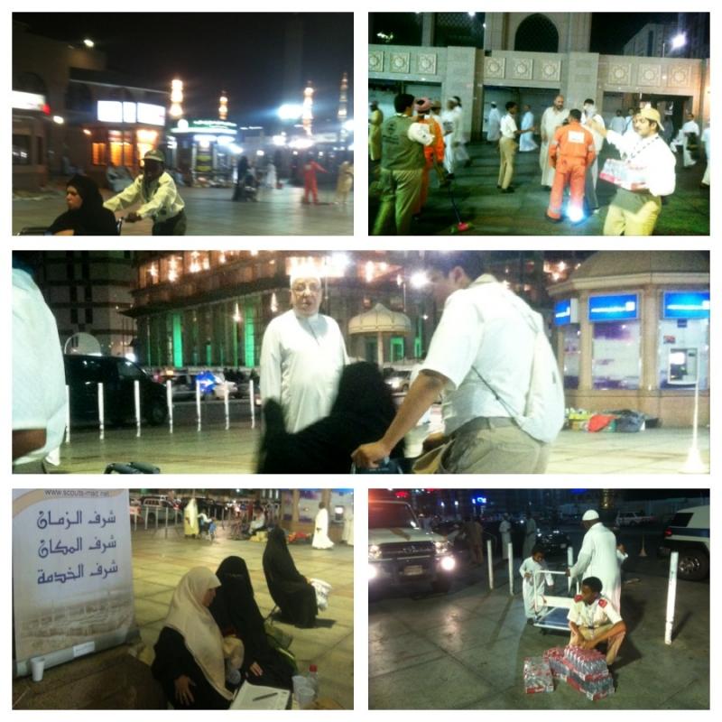 المملكة العربية السعودية - المدينة المنورة - النشاط الكشفي - المعسكر الكشفي التطوعي لخدمة الزوار والمعتمرين