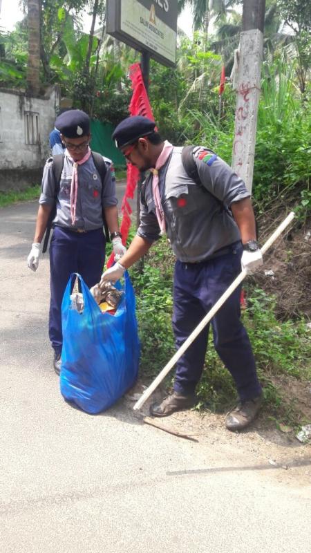 Cleaning At Guruvayur