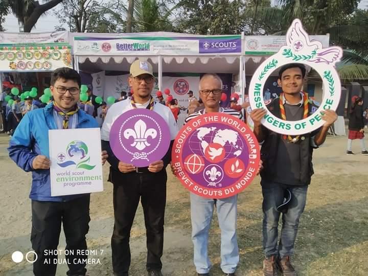 Messager of peace At 9th National cub campuree in Bangladesh