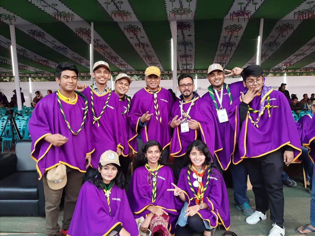 Association of top achiever scouts gathering.