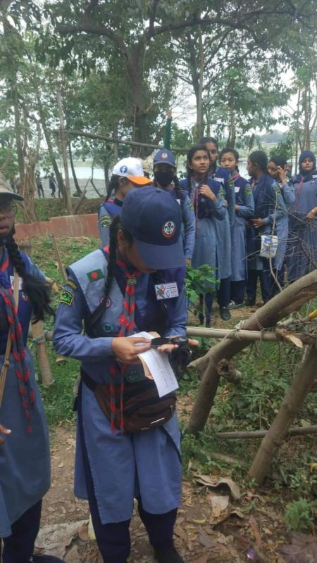 A.K SCHOOL SCOUT GROUP GIRL UNIT.