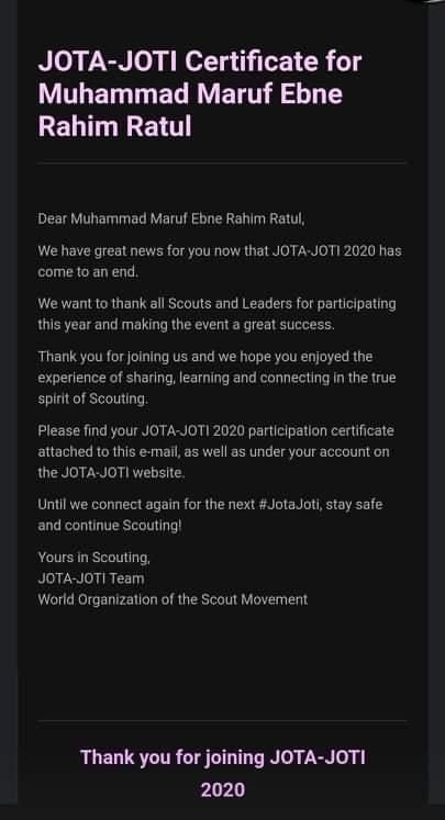 জোটা জোটি 2020