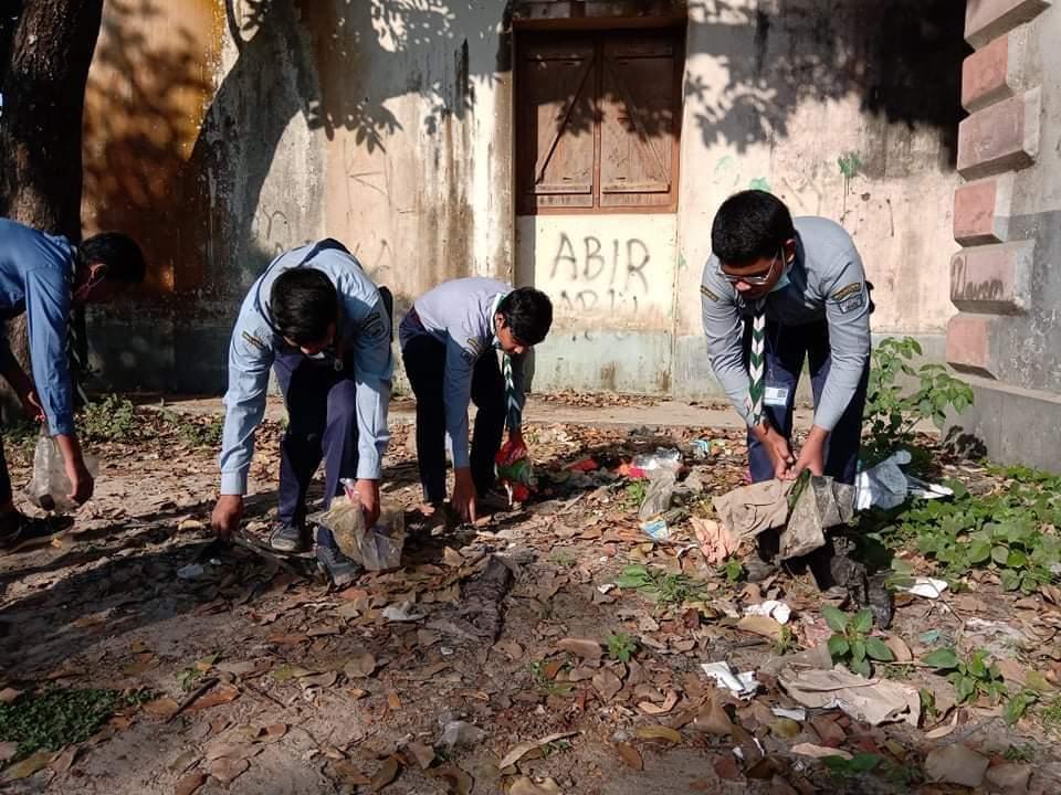 Cleaning our school