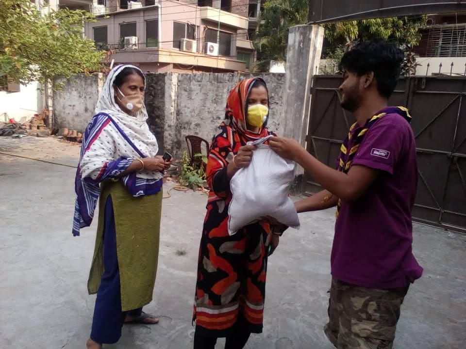 ত্রান সামগ্রী বিতরন ২০২০