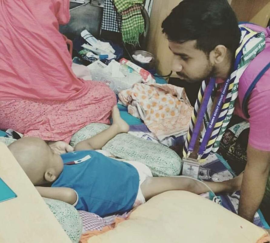 ক্যান্সার আক্রান শিশুদের সেবা প্রদান