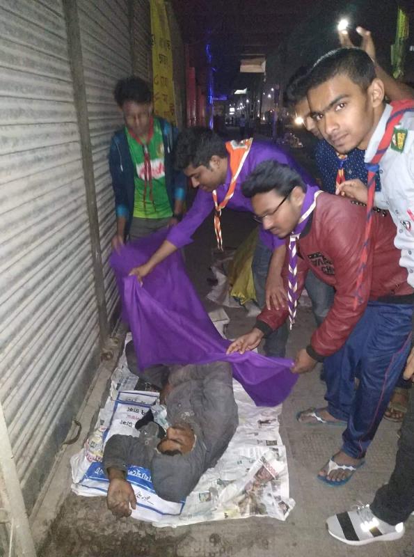 শীতবস্র সংগ্রহ ও  বিতরণ  