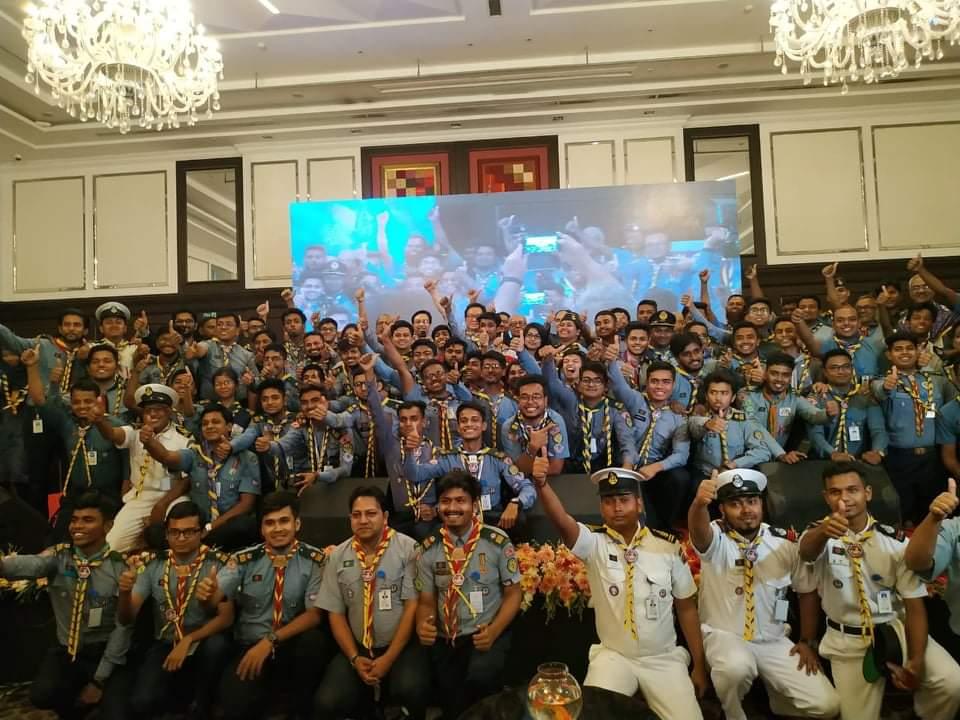 President's Scout at Bangladsh Scout's