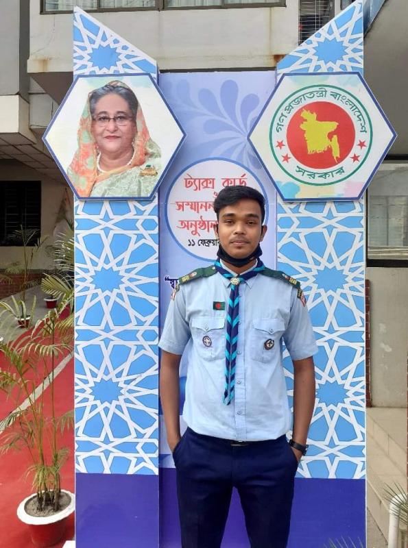 Plastic Tide Turners Challenge Badge, Bangladesh Scouts