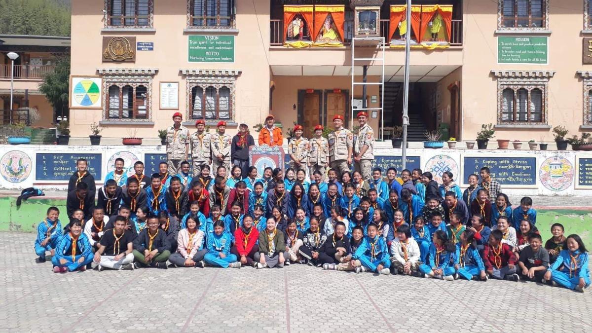 Youth engagement for Scouts of Kuzhugchen Middle Secondary School