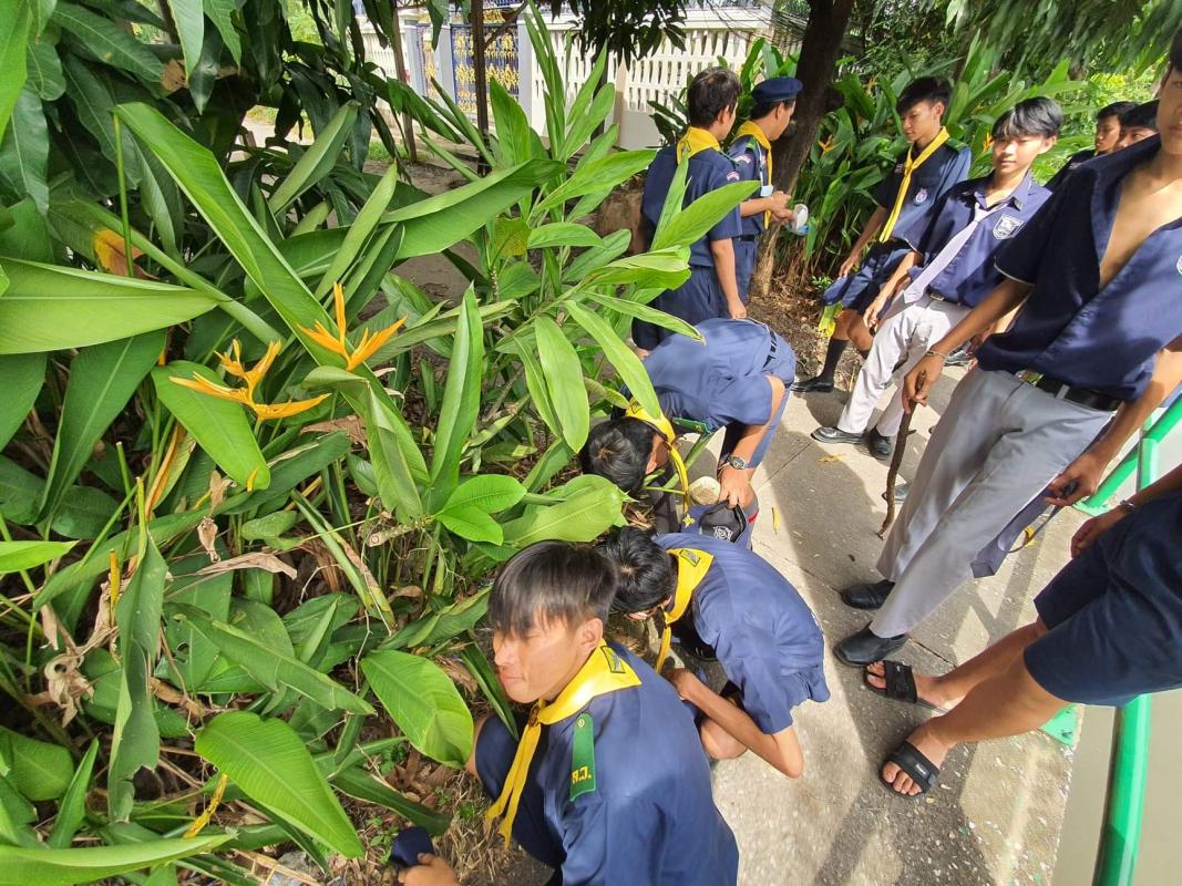 เก็บขยะ