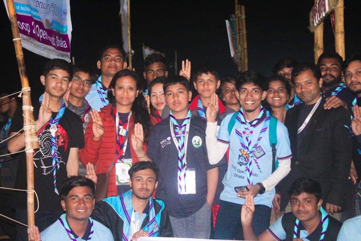 2nd Community Based Scout Camp, Sabrang, Takenaf, Cox’s Bazar