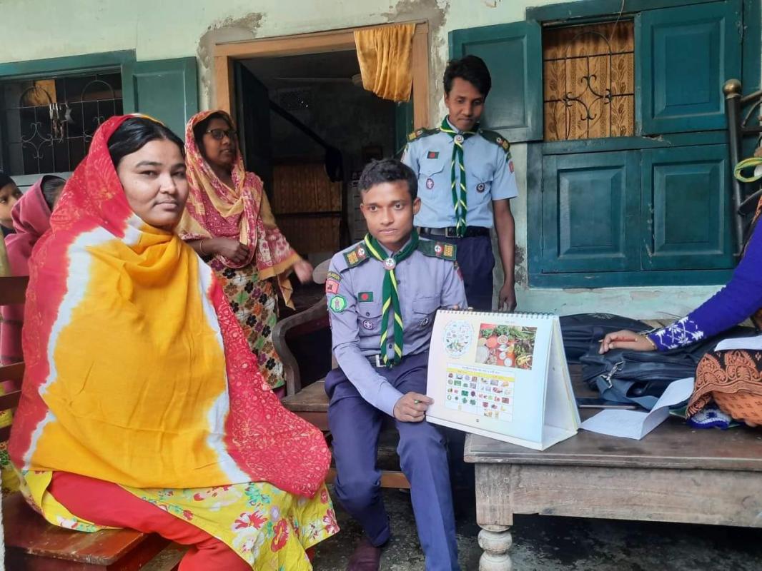 মা ও শিশু স্বাস্থ্য টিকা ব্যাজ