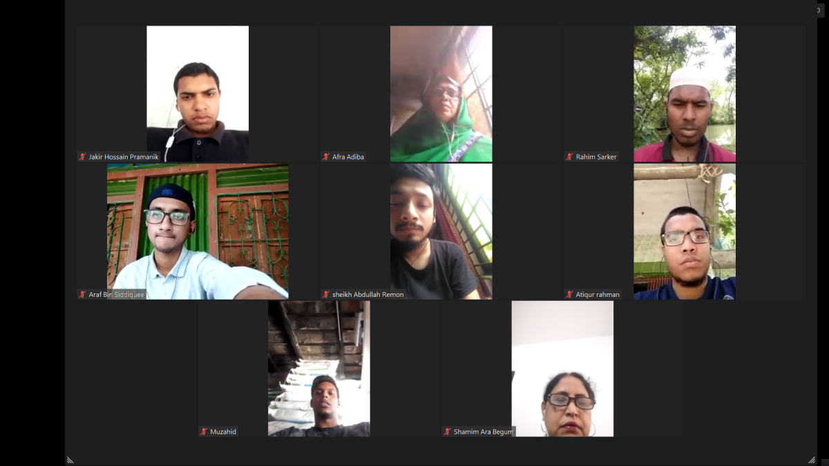 Online MoP activity by dhaka college rover scout group