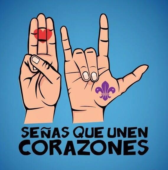 SEÑAS QUE UNEN CORAZONES-SCOUTS