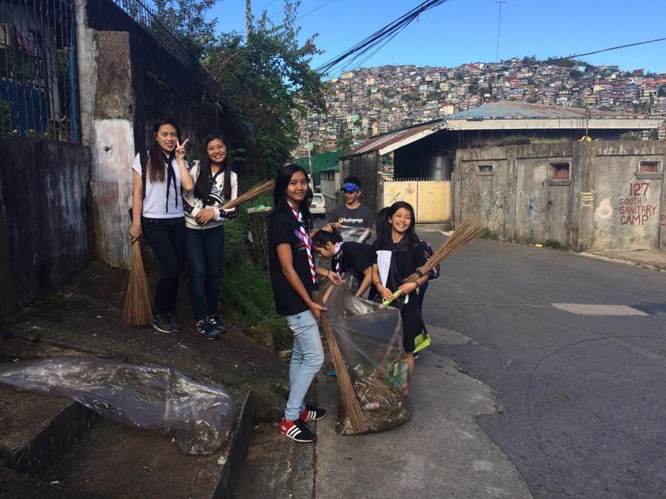 CLEAN-UP DRIVE in Brgy. Trancoville & Brgy. South Sanitary Camp, Baguio City