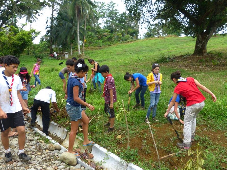 Proyecto de reforestacion y embellecimiento de los sub campos.