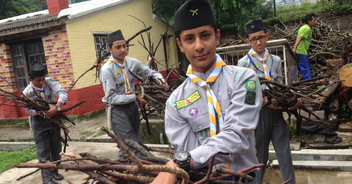 SXG Boy scout cooking competition World Scouting