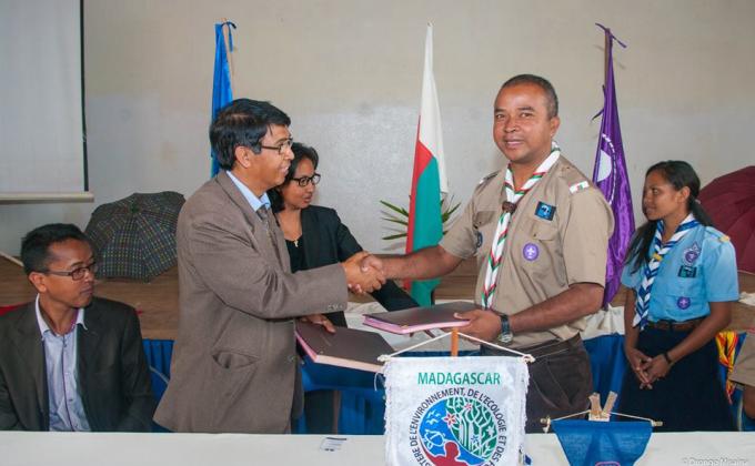 LES SCOUTS DE MADAGASCAR (TEM) ET LE MINISTERE DE L’ENVIRONNEMENT : VERS UN PARTENARIAT DURABLE
