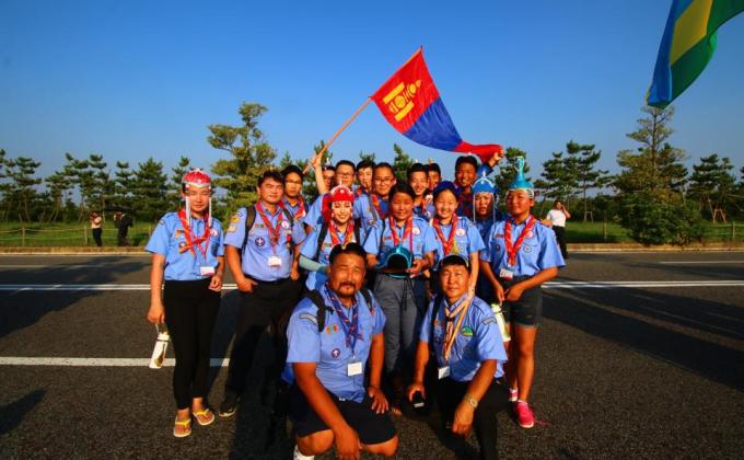 Mongolian Contingent in 23rd World Scout Jamboree