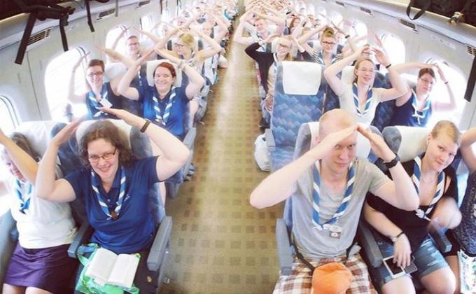 Scouts travelling to Japan